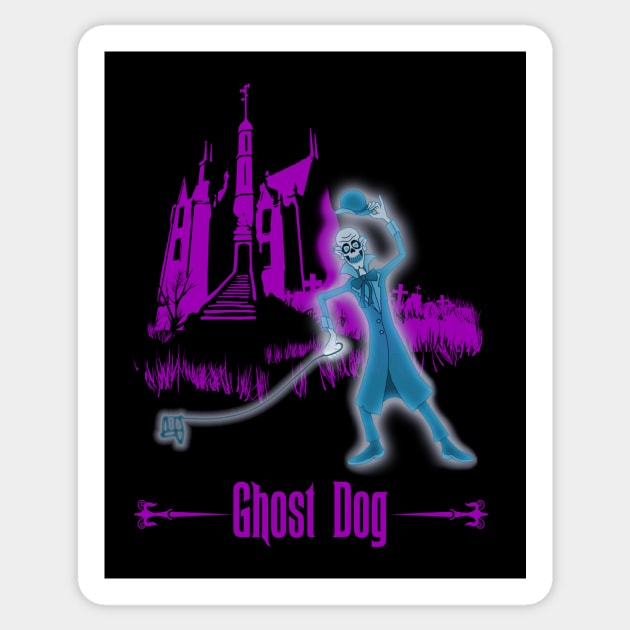 Ghost Dog w/ Ezra Sticker by MagicalMeltdown
